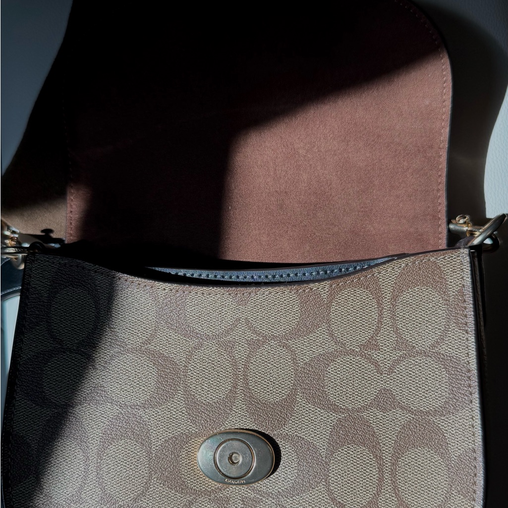 Coach Signature Crossbody Bag In Colorblock